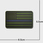 3D PVC Vlag Patches - Rubberen Militaire Emblemen met Klittenband