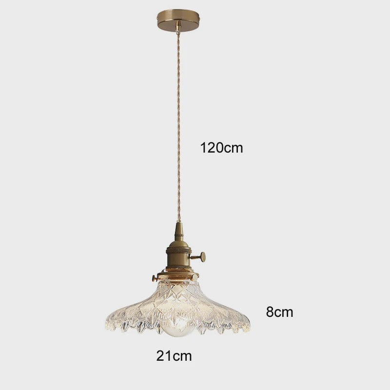 Moderne Glazen Hanglamp - Sfeervolle Verlichting voor Keuken, Eetkamer & Slaapkamer