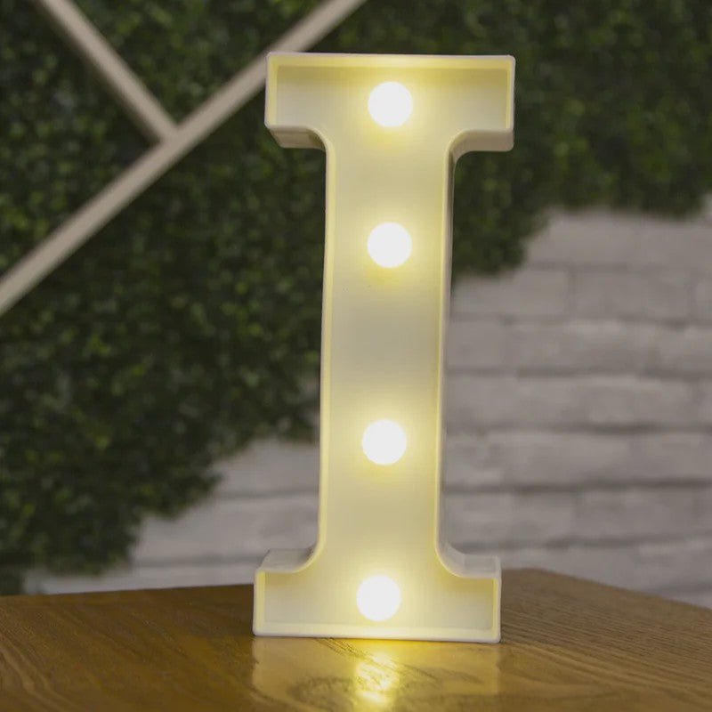 Decoratieve LED Letter & Cijfer Lampen - Creëer Sfeer met Warm Licht