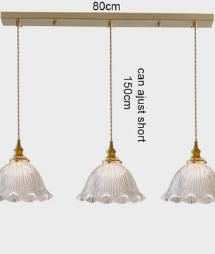 Moderne Glazen Hanglamp - Stijlvolle Plafondlamp voor Woonkamer, Keuken & Eetkamer