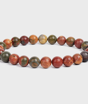 Natuurstenen Kralen Armband - Amethist, Aquamarijn, Jade & meer