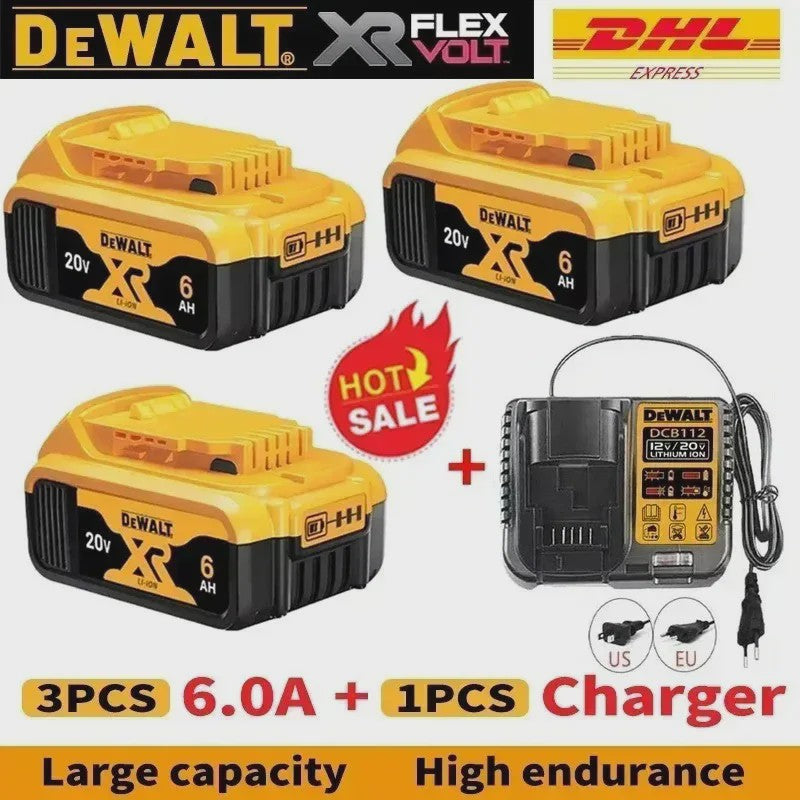 DeWALT FlexVolt 20V/60V MAX 9000mAh Accu - Origineel & Krachtig