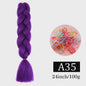 24 Inch Jumbo Braids Haarverlenging - Synthetisch Vlechtkapsel met Ombre Kleuren