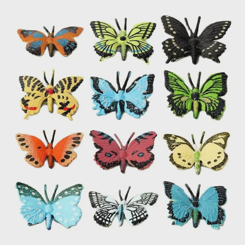 Plastic Dieren Speelgoed Collectie: Zee, Land & Insecten Miniatuur Set voor Kinderen