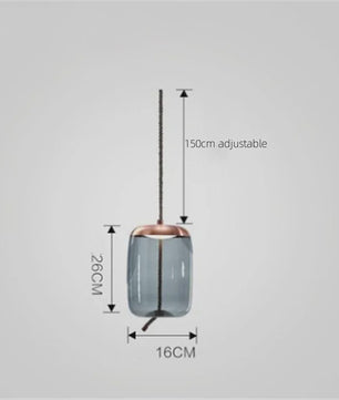 Moderne Glazen LED Hanglamp - Stijlvolle Verlichting voor Woonkamer, Keuken & Bar