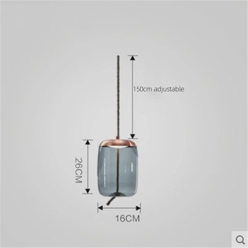 Moderne Glazen LED Hanglamp - Stijlvolle Verlichting voor Woonkamer, Keuken & Bar