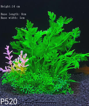 Kunstplanten Aquarium Set - Levendige Decoratie voor Vissenkom en Waterplanten