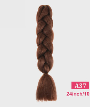 24 Inch Jumbo Braids Haarverlenging - Synthetisch Vlecht Haar in Kleurrijke Tinten