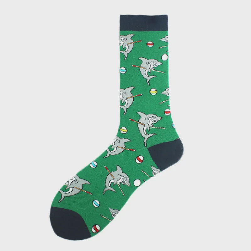 Unisex Happy Socks met Vrolijke Ontwerpen: Dinosaurus, Alien, Haai & Meer