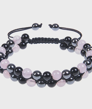 7 Chakra Dubbellaags Edelsteen Armband - Yoga, Meditatie & Helende Kristallen