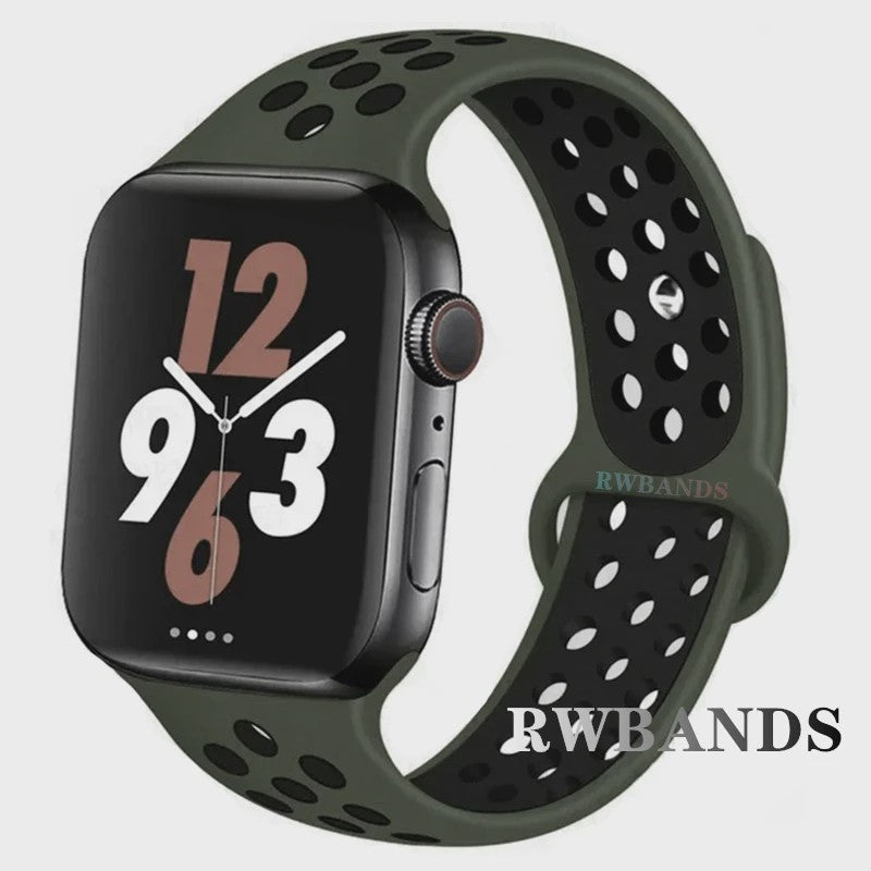 Ademende Sportband voor Apple Watch (38-49mm) - Comfortabele Vervangingsband