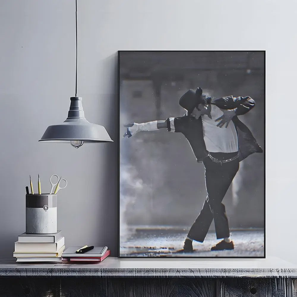 Iconische Michael Jackson Poster - Retro Muziek Kunst Decoratie