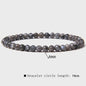 Natuursteen Armband met Kwarts, Kattenoog, Jades & Aquamarijn Kralen - Stretch Bangle voor Dames & Heren