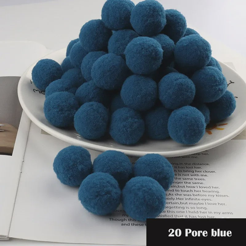 Mix van Zachte Pompoms (8-30mm) voor Knutselen, Decoratie & Speelgoed