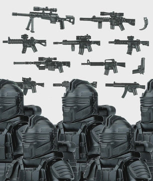 Bouwstenen Militaire Special Forces Commando Figuren met Wapens