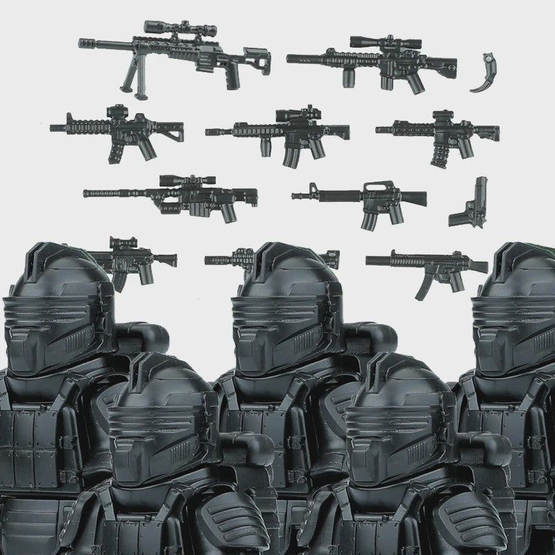 Bouwstenen Militaire Special Forces Commando Figuren met Wapens