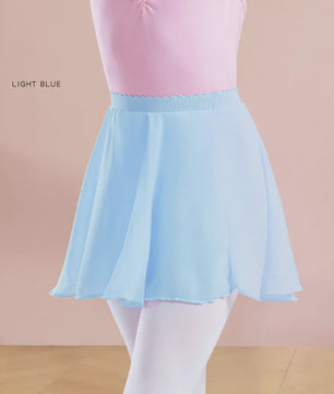 18 Colours Ballet Skirt Girls Toddler Kids Dance Chiffon Skirt Elastic Waist Short Dance Skirt for Girls Tutu Skirt for Ballet