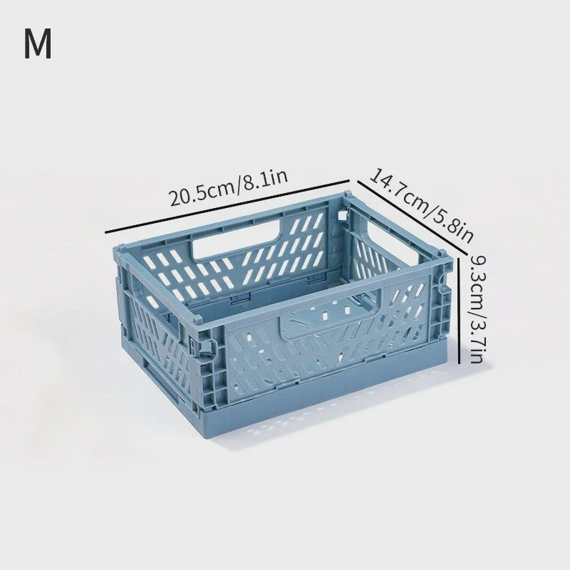 Opvouwbare Opbergkrat & Mand - Stapelbaar, Draagbaar en Ideaal voor Speelgoed, Sieraden en Cosmetica