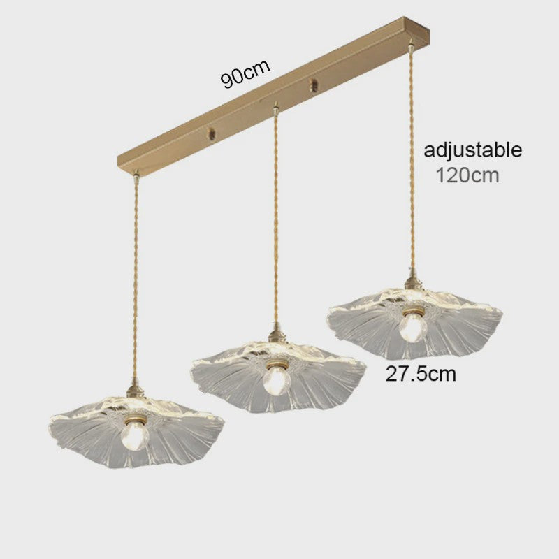 Vintage Bloemen Glazen Hanglamp - Sfeervolle Decoratie voor Woonkamer & Slaapkamer