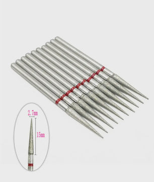 10x Diamant Freesbits Set - 2.35mm Schacht voor Tandheelkunde & Nagelstyling