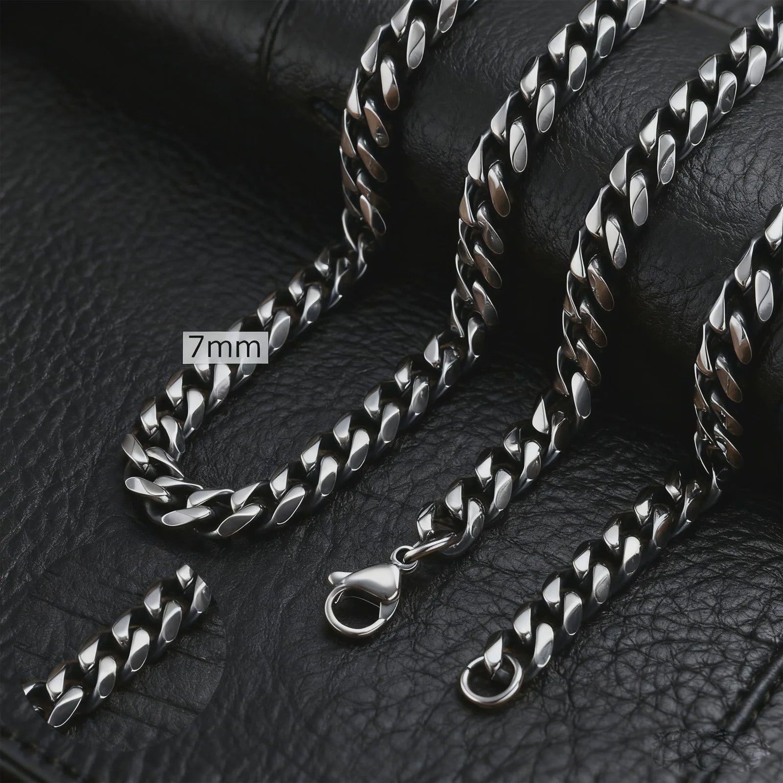 Klassieke Cuban Chain Ketting Heren Dames - Roestvrij Staal (3-11mm)