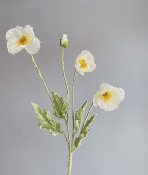 Zijden Papavers Kunstbloemen - Lange Stelen voor Decoratie