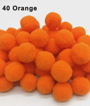 Mix van Zachte Pompoms (8-30mm) voor Knutselen, Decoratie & Speelgoed