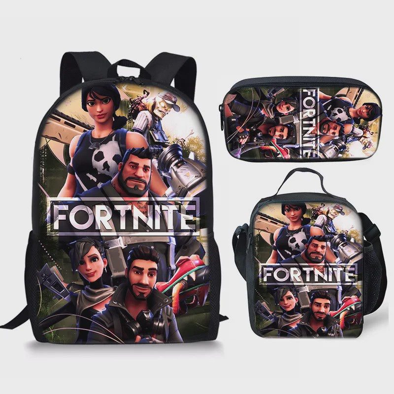 Fortnite Schooltas Set: Rugzak, Pennenhouder & Lunchtas voor Kinderen