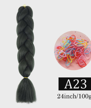 24 Inch Jumbo Braids Haarverlenging - Synthetisch Vlechtkapsel met Ombre Kleuren