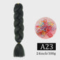 24 Inch Jumbo Braids Haarverlenging - Synthetisch Vlechtkapsel met Ombre Kleuren