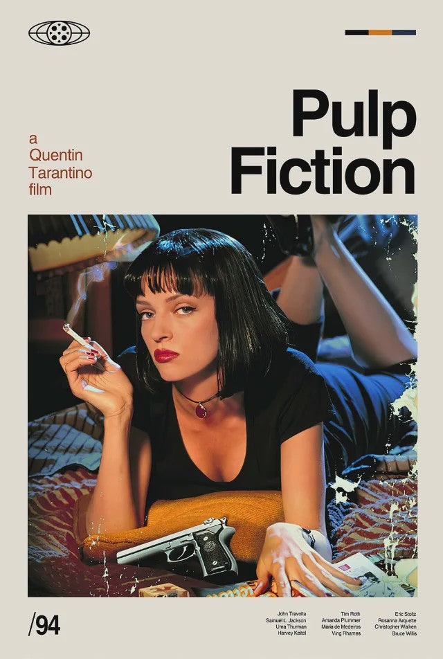 Iconische Film & TV Canvas Posters: Friends, Back to the Future, Pulp Fiction, The Godfather