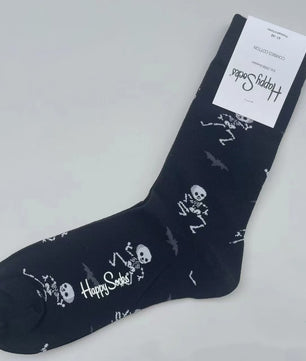 Happy Socks Heren Mid-tube Sokken - Pure Katoen, Klassiek Comfort - Maat 41-46