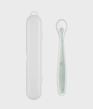 Zachte Siliconen Baby Lepel - Ideaal voor Voedingstraining en Eerste Hapjes