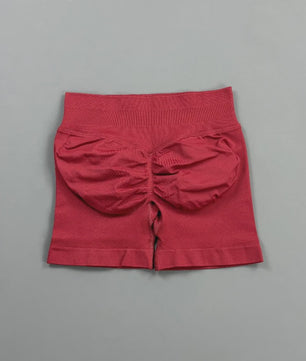 HISTELLO Seamless Biker Shorts Dames - Low Waist Scrunch Butt voor Fitness & Yoga