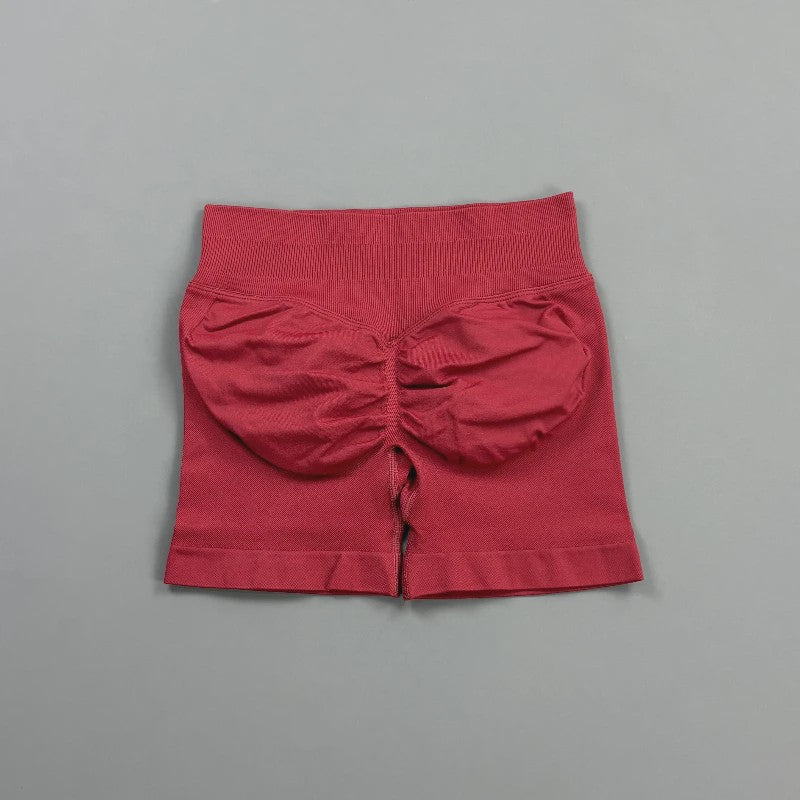 HISTELLO Seamless Biker Shorts Dames - Low Waist Scrunch Butt voor Fitness & Yoga