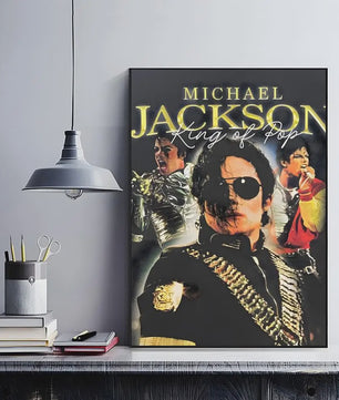 Iconische Michael Jackson Poster - Retro Muziek Kunst Decoratie