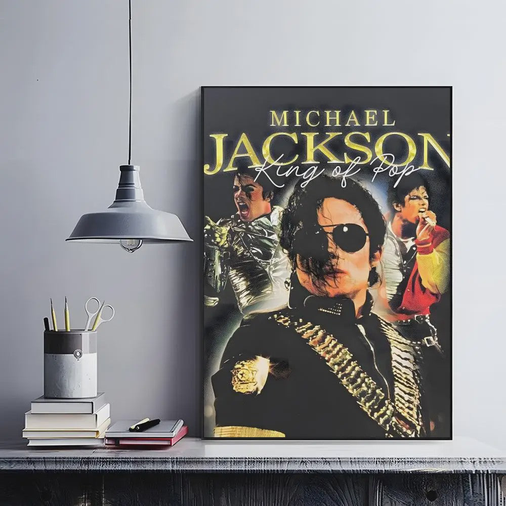 Iconische Michael Jackson Poster - Retro Muziek Kunst Decoratie