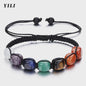 7 Chakra Dubbellaags Edelsteen Armband - Yoga, Meditatie & Helende Kristallen