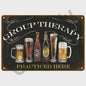 Vintage Metalen Bord - Decoratieve Wanddecoratie voor Pub, Keuken, Bar & Man Cave