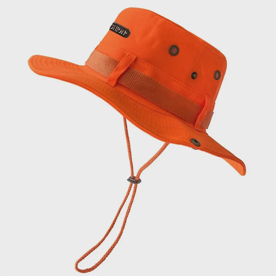 Heren Bucket Hat met Brede Rand - UV Bescherming voor Vissen, Wandelen & Outdoor