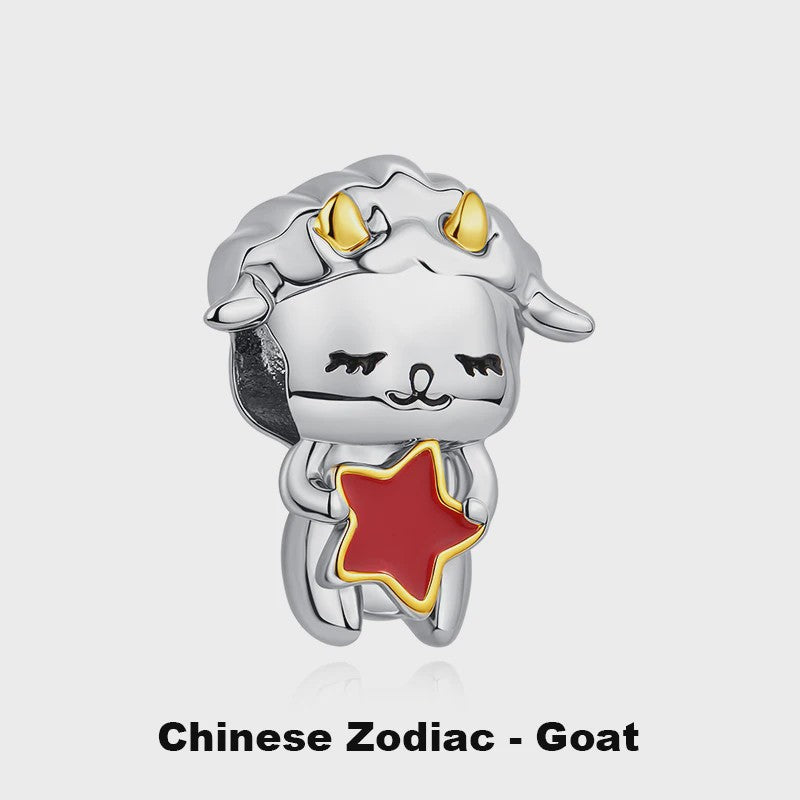 925 Sterling Zilveren Bedel Lucky Cat - Chinees Nieuwjaar & Japanse Stijl Hanger voor Dames Armbanden & Kettingen