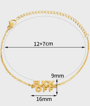 Gouden Anklet met Kralen en Bedels - Roestvrij Staal - Zomerse Strandjuwelen