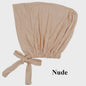 Zachte Modal Binnen Hijab Cap met Strik - Islamitische Turban Hoofddoek