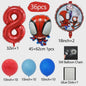 Superheld Folieballonnen Set: Spiderman, Batman, Iron Man & Captain America - Feestdecoratie