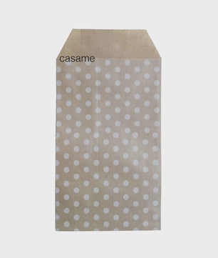 Kleine Kraft Papieren Zakjes met Stippen - Set van 10, 25 of 50 stuks - Ideaal voor Feestjes, Cadeaus en Kaarten