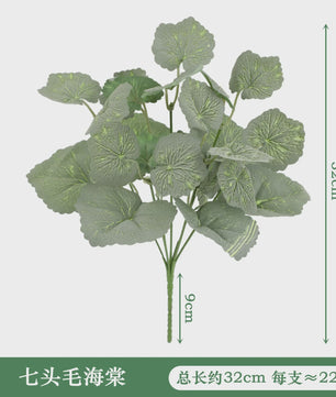 Zijden Schildpadblad Plantenbladeren - Kunstmatige Dieffenbough Decoratie voor Woonkamer