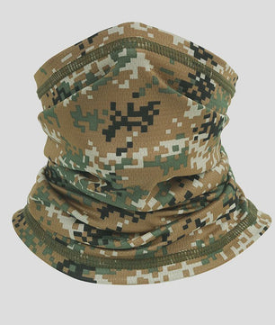 Veelzijdige Camouflage Nekwarmer & Buff - Ademend & UV Beschermend voor Outdoor Sport