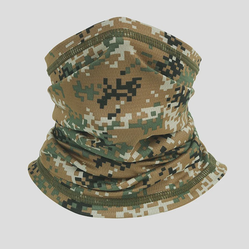 Veelzijdige Camouflage Nekwarmer & Buff - Ademend & UV Beschermend voor Outdoor Sport