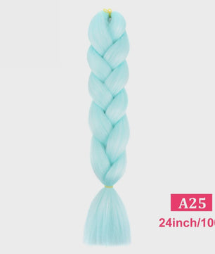 24 Inch Jumbo Braids Haarverlenging - Synthetisch Vlecht Haar in Kleurrijke Tinten