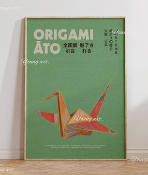 Japanse Koi Vis & Okinawa Vintage Poster - Japandi Wanddecoratie